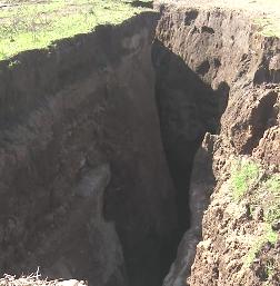 Der Boden öffnet sich