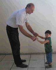 Großer Boxer gegen kleinen