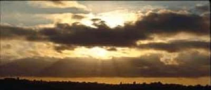 Erde, die in der Dunkelheit war